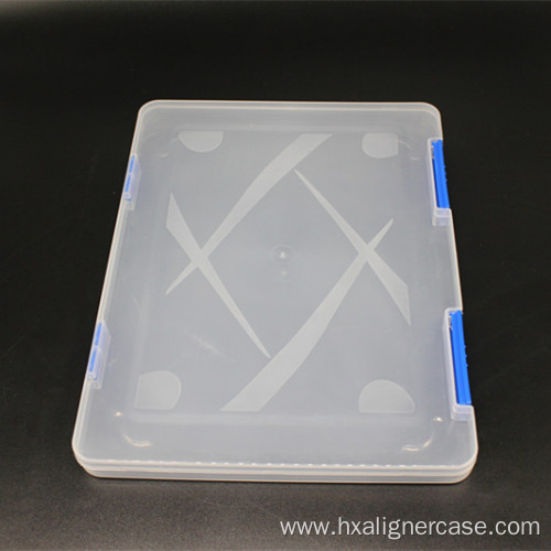 Portable Clear Storage PP Plastic File Box